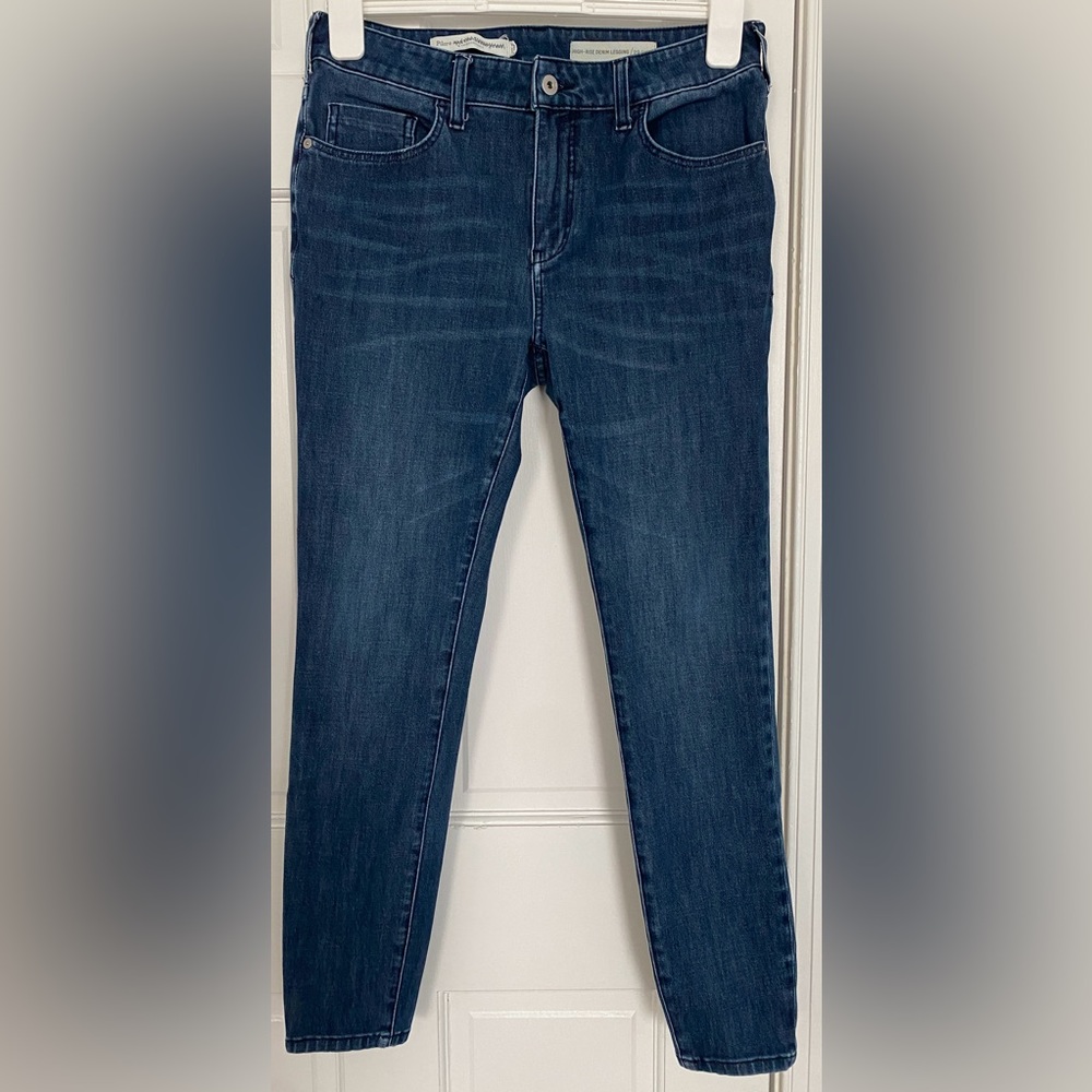 Pilcro and the Letterpress High Rise Denim Legging Size 29